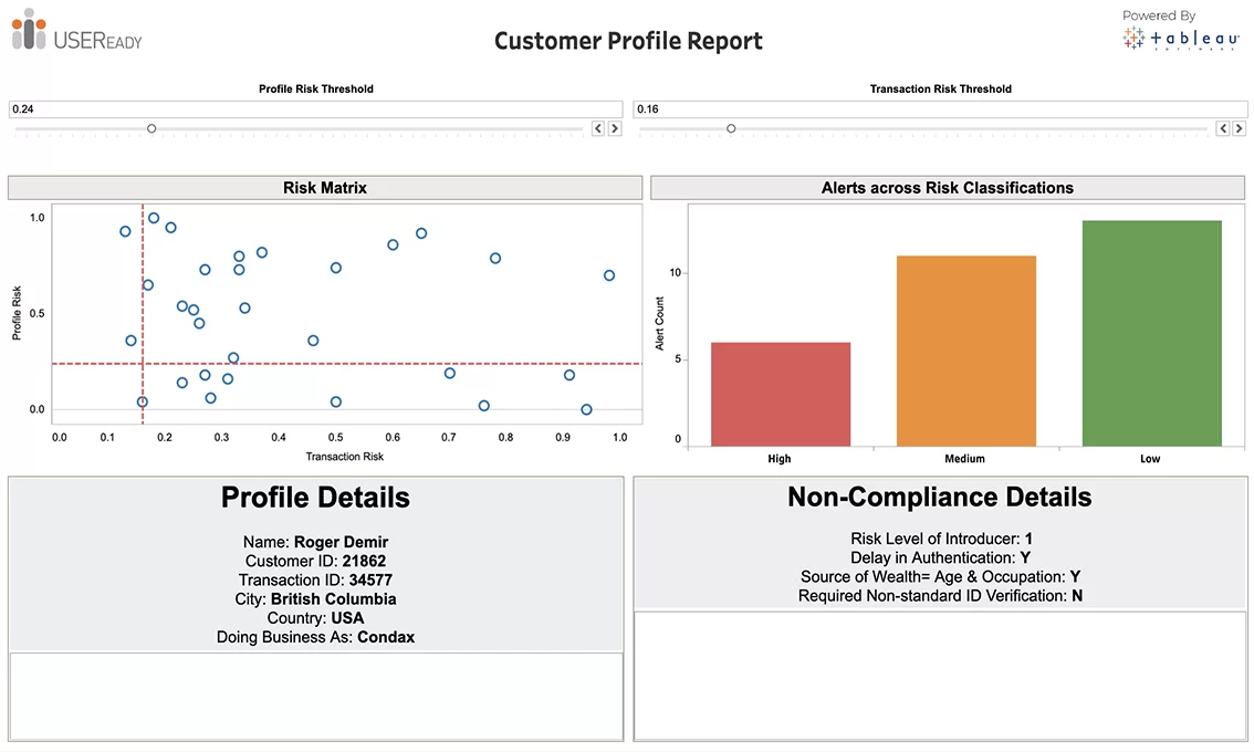 Fraud and Financial Crime – Enterprise Profile Report