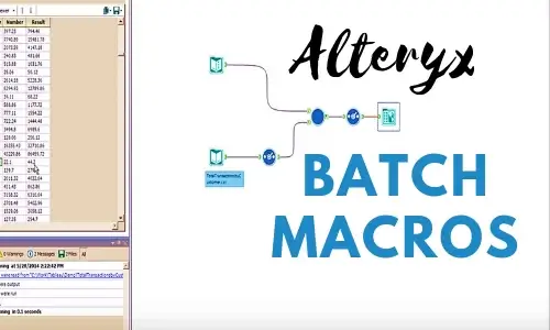 Alteryx Batch Macros