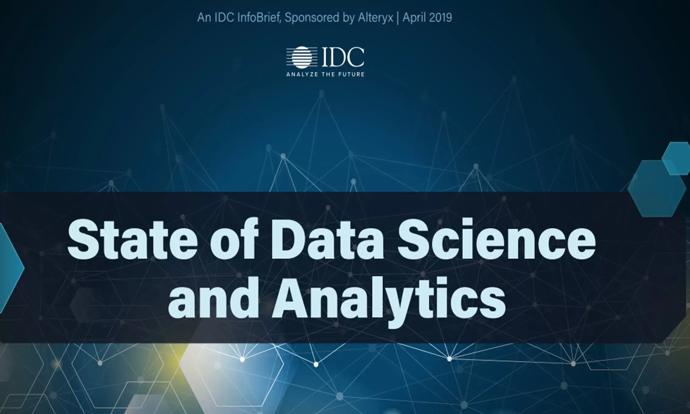 IDC Infobrief: State of Data Science and Analytics