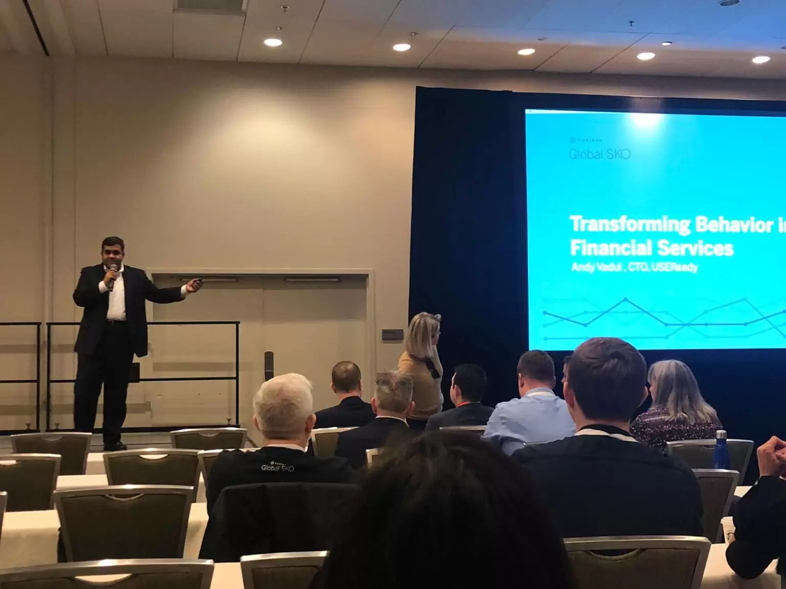 USEReady CTO Andy Vadul presenting at the Tableau Global Sales Kick-Off 2020