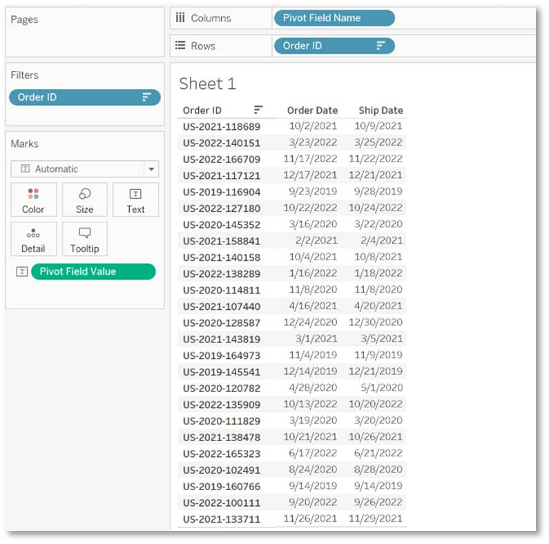 Pivot Methods Ord How to Pivot Data When You Can't: Alternative Methods in Tableau | USEReady