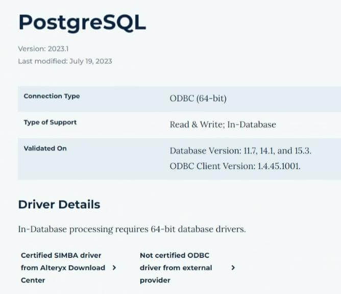 Connecting Alteryx to PostgreSQL and Sharing Via Gallery - A Guide - 001