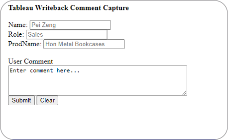 This HTML page can be customized depending on business inquiries