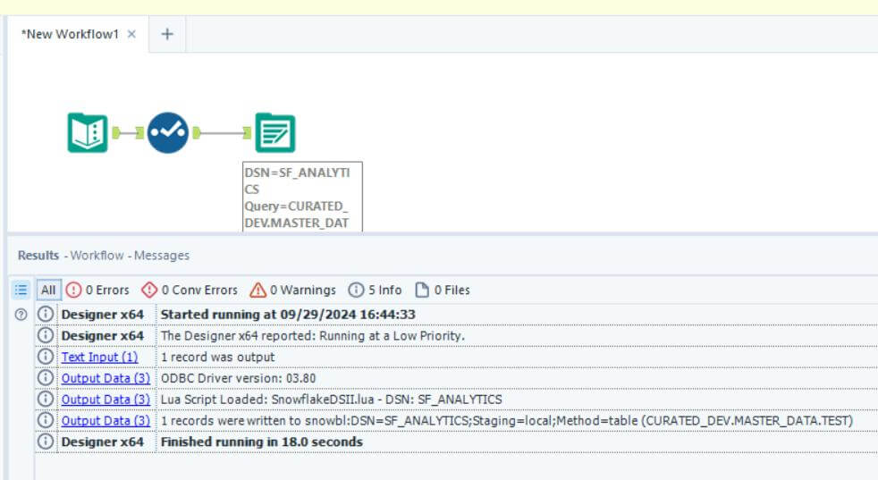 Below is the sample workflow