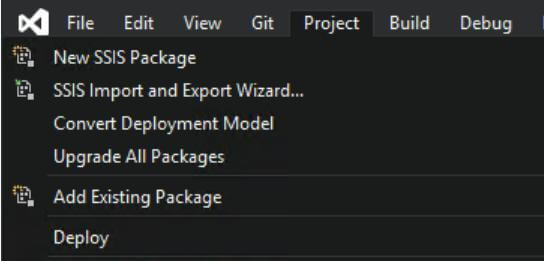 Deploy the package to the SQL Server Integration Services Catalog