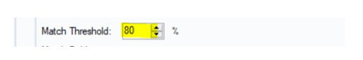Adjust Matching Threshold in Alteryx