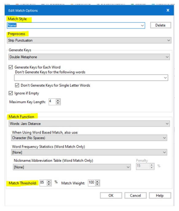 Add More Fields for Matching in Alteryx