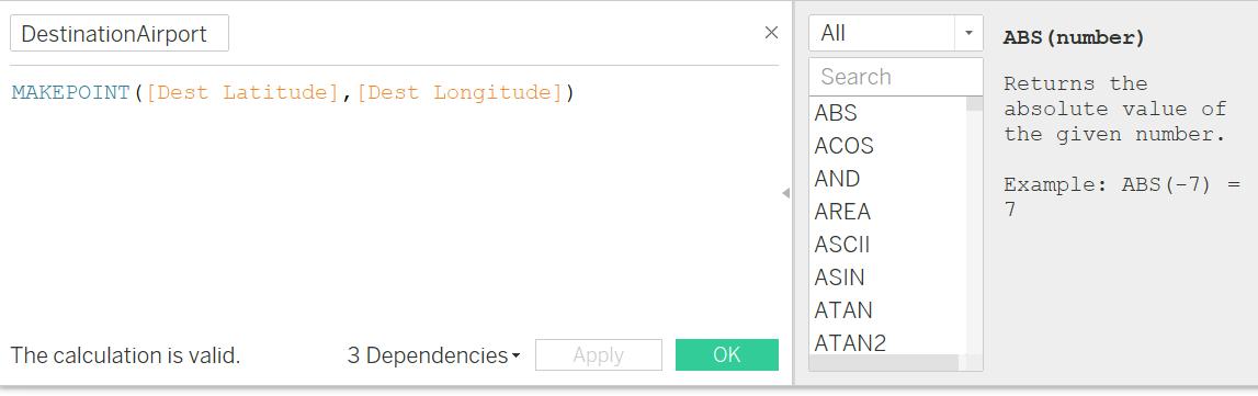 Destination Map in Tableau