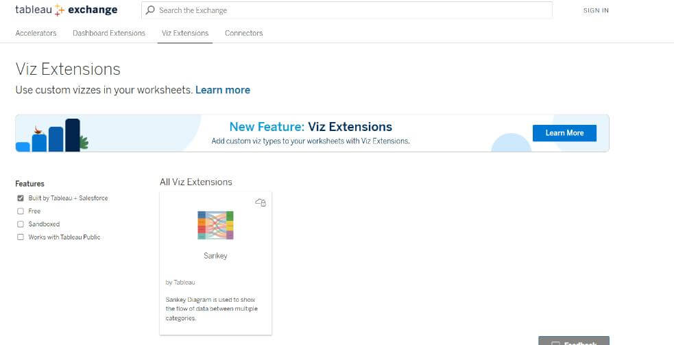 Exploring the Tableau Exchange