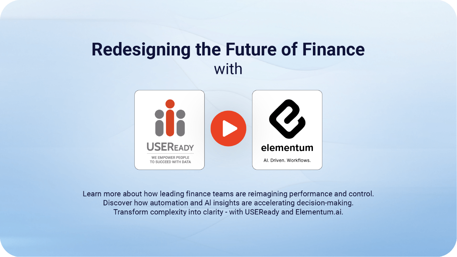 Redesigning the Future of Finance