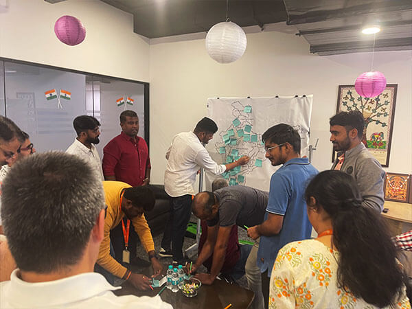 Games playing by team members