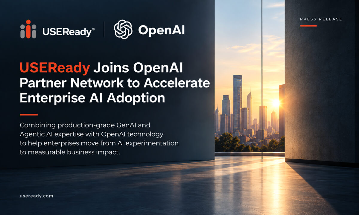 USEReady Joins OpenAI Partner Network to Accelerate Enterprise AI Adoption
